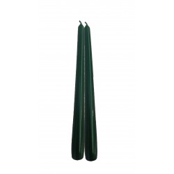 8 Luxe Groen Kaarsen 24cm
