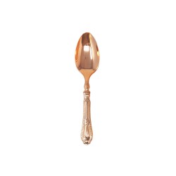 Baroque - 12 Luxe Rosé Goud Koffielepels 